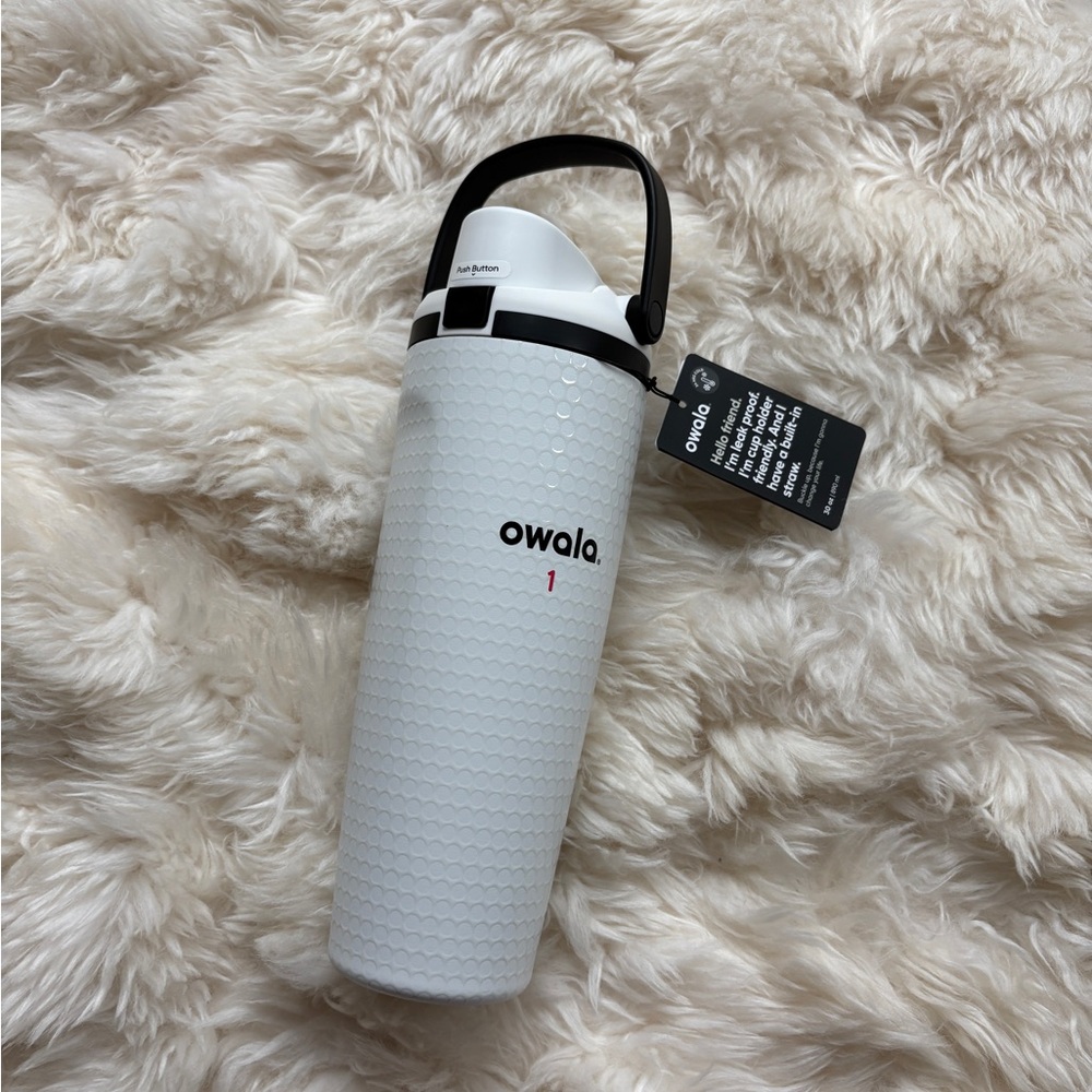 nwt owala freesip sway golf hazard white tumbler water bottle